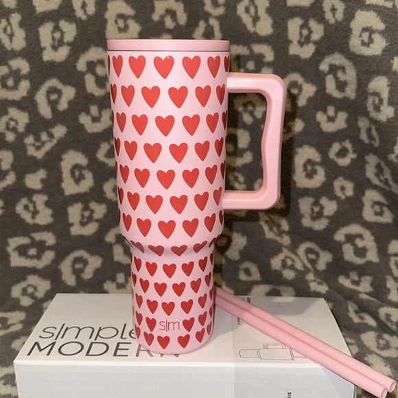 Simple Modern TREK 40oz Tumbler❤️Valentine’s Day Collection❤️in Sweetheart ❤️New - Picture 17 of 17